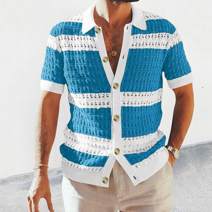 Polo de verano tejido, elegante y atemporal, para el hombre moderno - Nino