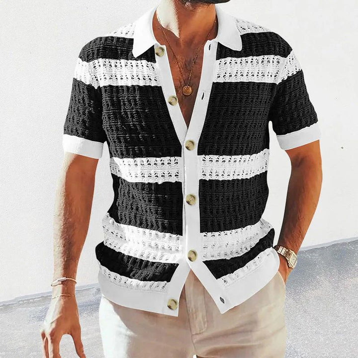 Polo de verano tejido, elegante y atemporal, para el hombre moderno - Nino