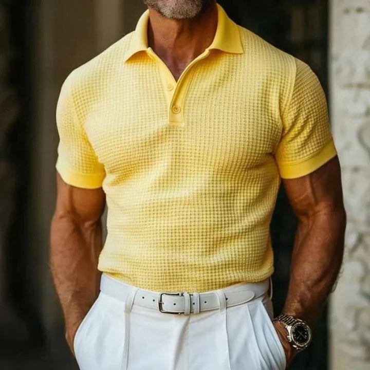 Polo con bottoni da uomo, elegante e senza tempo, per un look estivo ideale - Brend