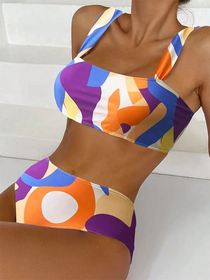 Flora - Maillot de bain taille haute élégant pour un look tendance