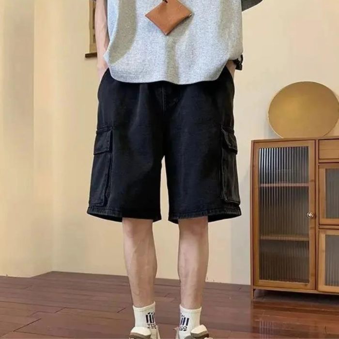 Shorts de verano de mezclilla para hombres, elegantes y versátiles - Lammert