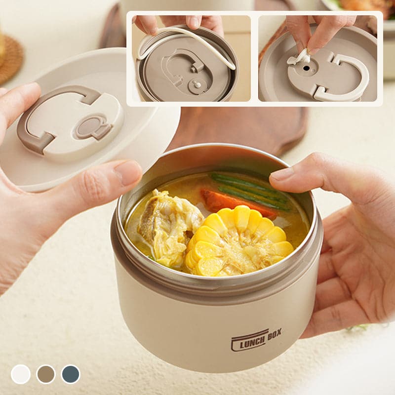 Thermos alimentaire en acier inoxydable 420 ml et 620 ml, étanche pour l'école