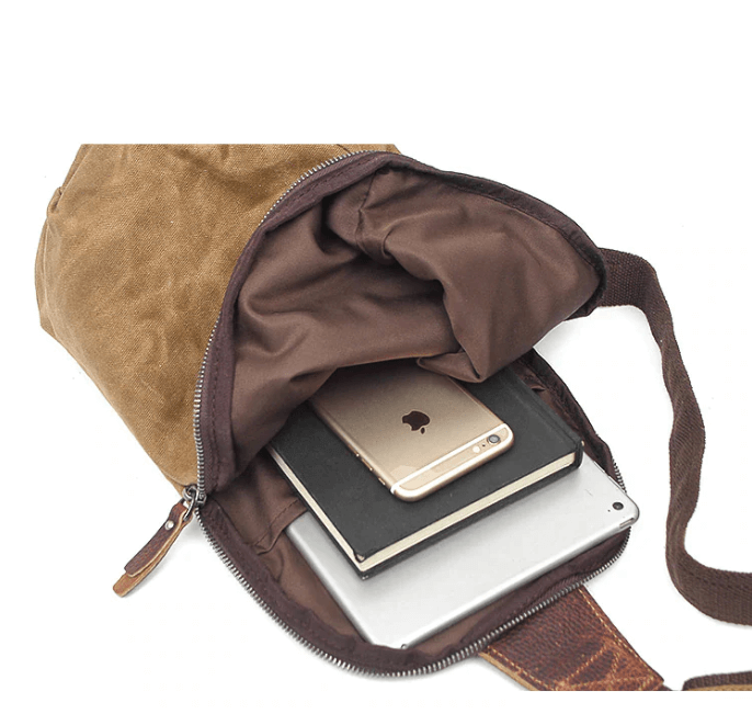 Sac à bandoulière en toile imperméable, usage quotidien et voyage, unisexe, été 2026