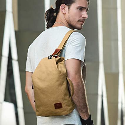Sac à bandoulière en toile imperméable, usage quotidien et voyage, unisexe, été 2026