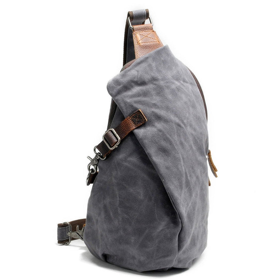 Sac à bandoulière en toile imperméable, usage quotidien et voyage, unisexe, été 2026