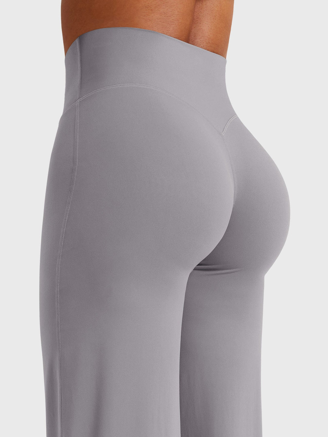 Pantaloni da yoga estivi da donna in cotone a gamba larga con vita alta e taglio ampio