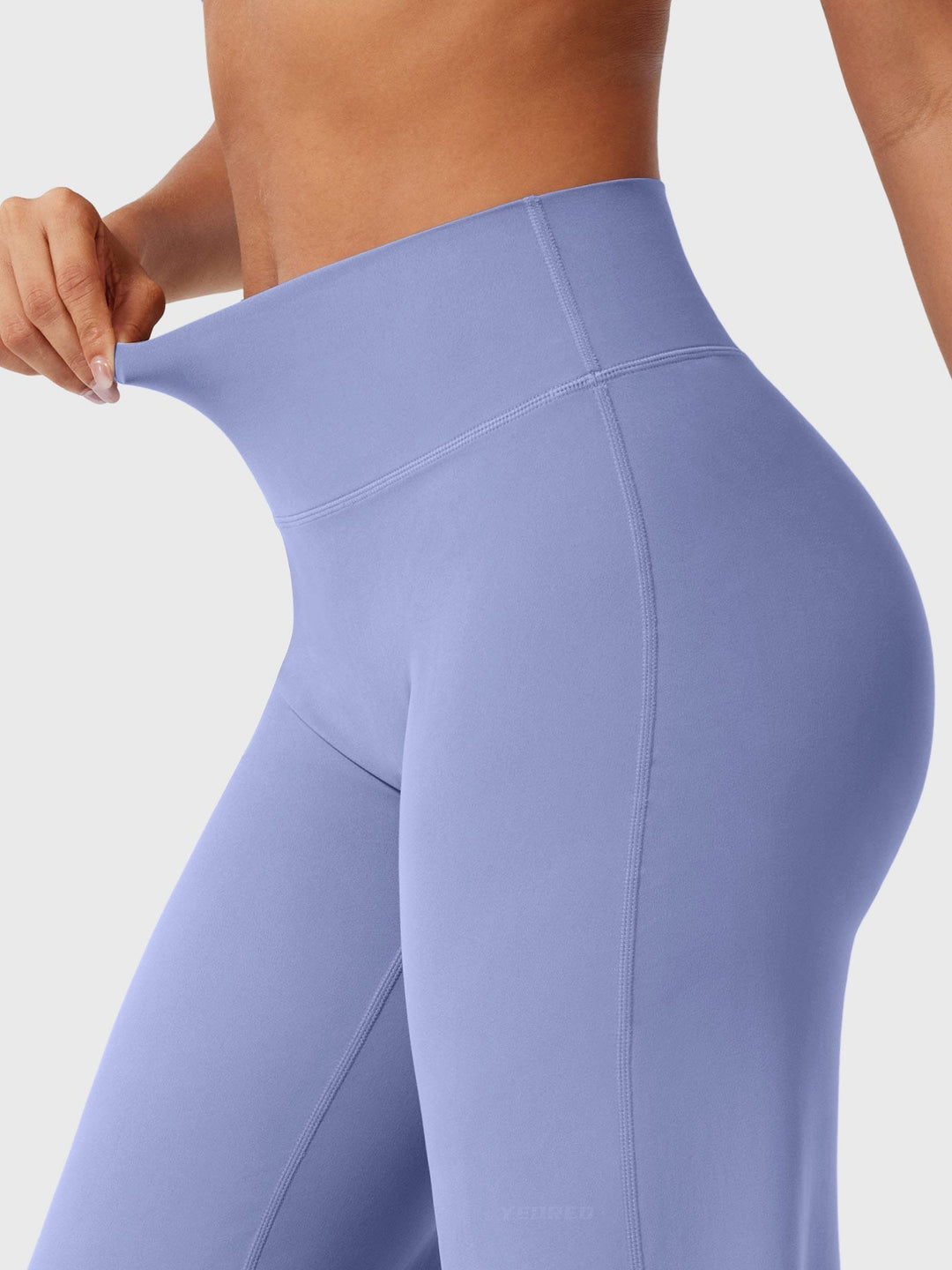 Pantaloni da yoga estivi da donna in cotone a gamba larga con vita alta e taglio ampio