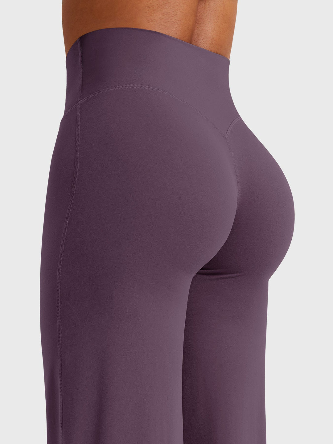 Pantaloni da yoga estivi da donna in cotone a gamba larga con vita alta e taglio ampio