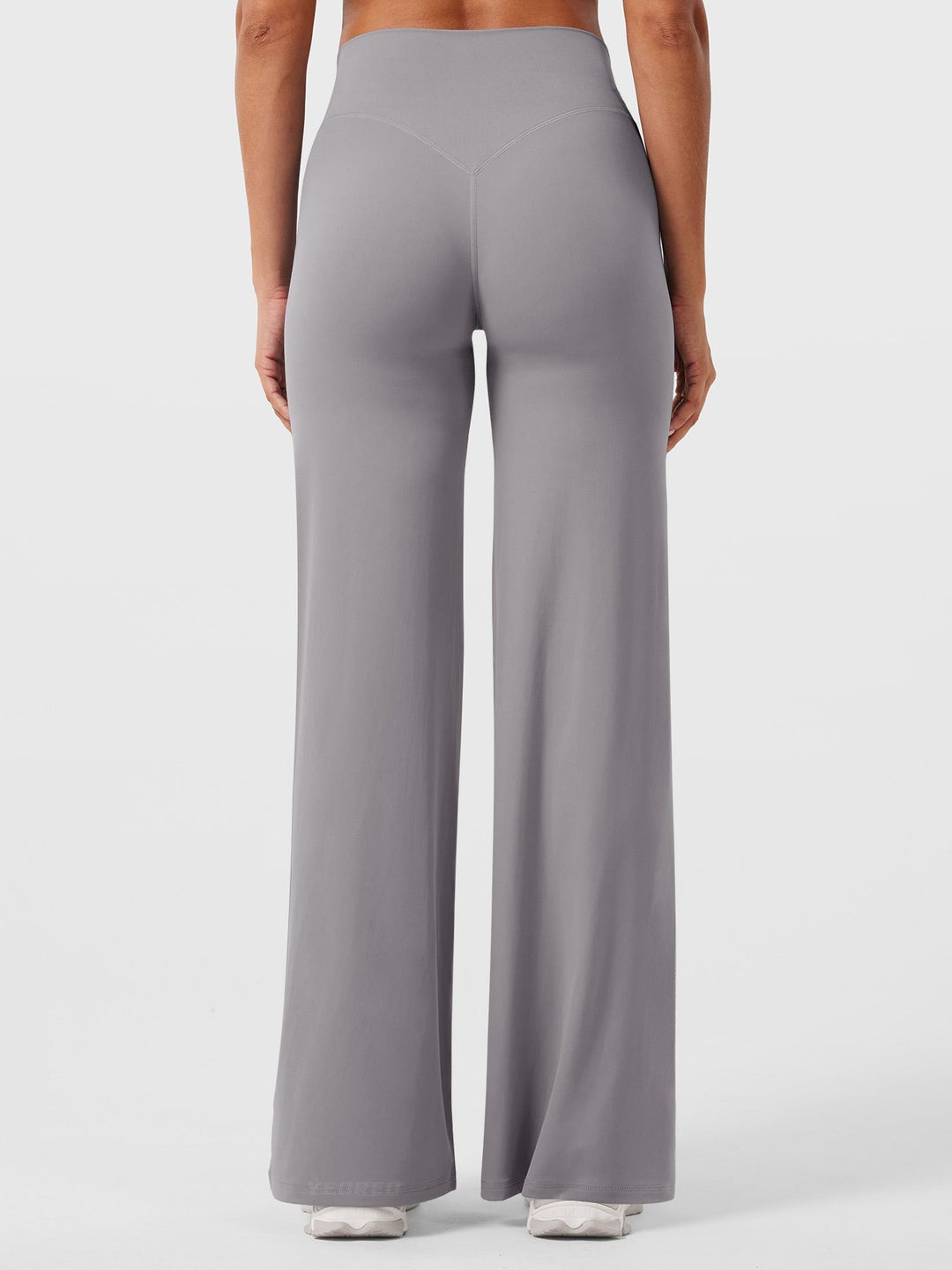 Pantaloni da yoga estivi da donna in cotone a gamba larga con vita alta e taglio ampio