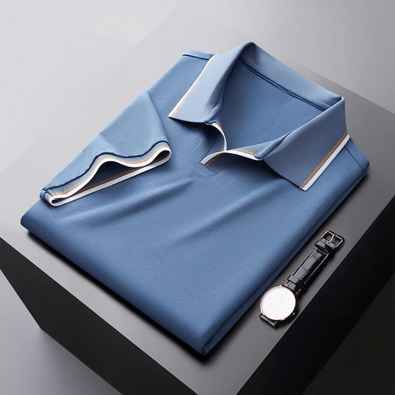 Polo en soie de luxe pour un look d'été - Aldert