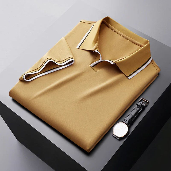 Polo en soie de luxe pour un look d'été - Aldert