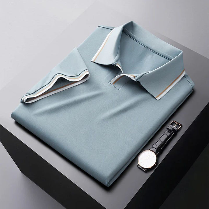 Polo en soie de luxe pour un look d'été - Aldert