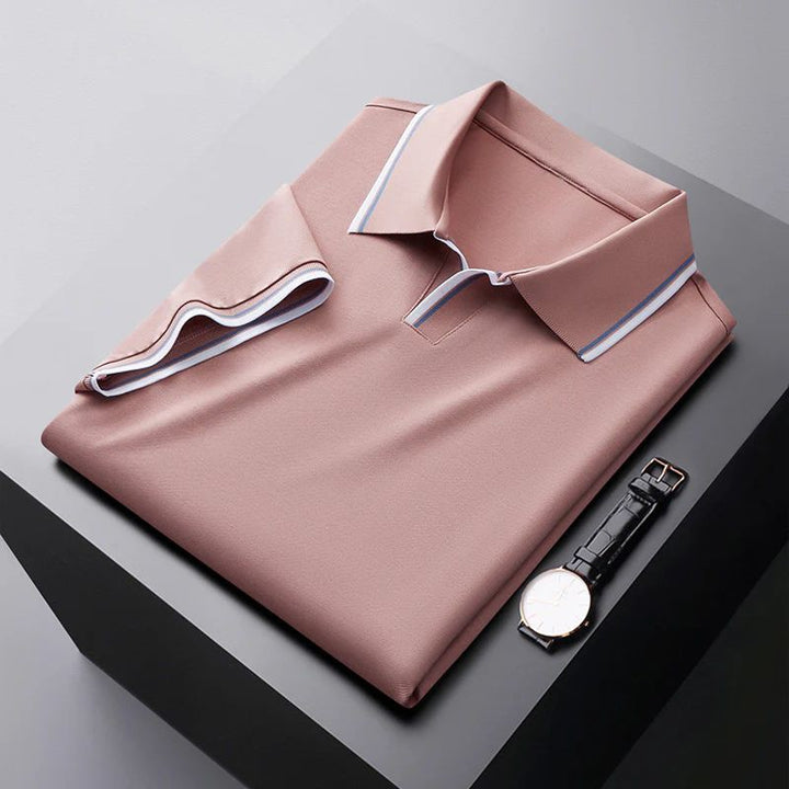 Polo en soie de luxe pour un look d'été - Aldert