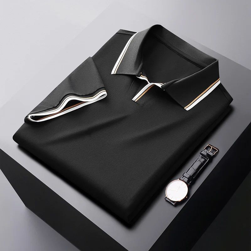 Polo en soie de luxe pour un look d'été - Aldert